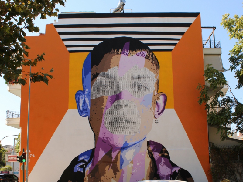 “ERMES” for Patras’ International Street Art Festival | ArtWalk